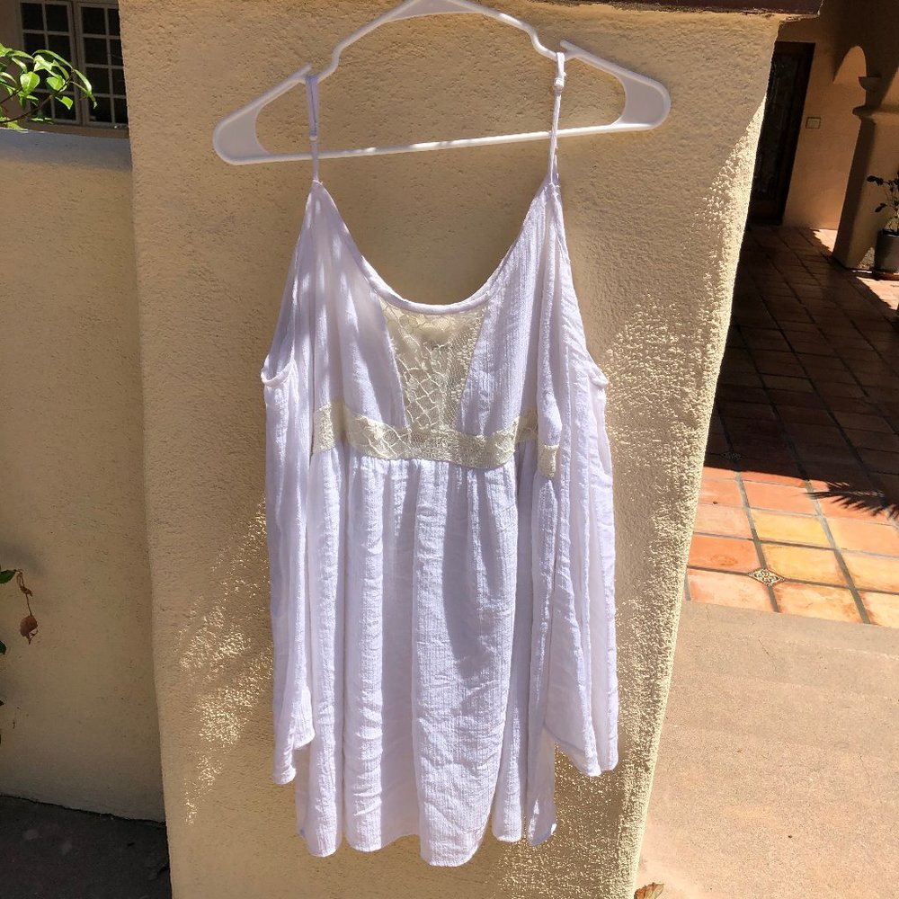 White Floaty dress